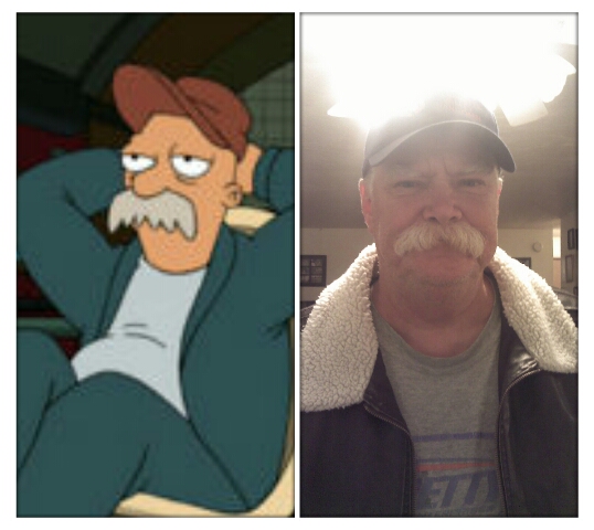 Futurama Scruffy lookalike in real life