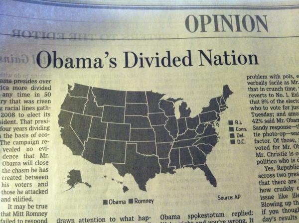 obama's divided nation in black and white