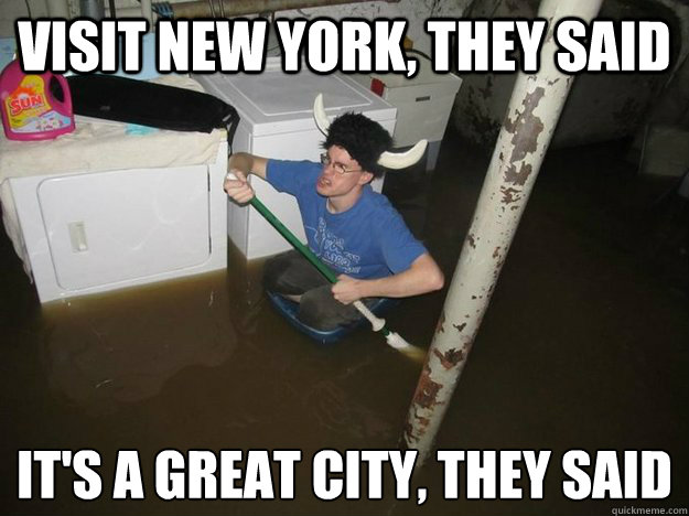 nyc hurricane sandy tourist meme